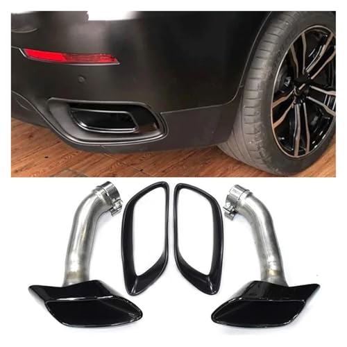 Tuyau d'échappement BMW X6 E71 2009-2013 embout pot d'échappement carré V8