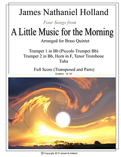 Four Songs from A Little Music for the Morning partition complète avec parties séparées - 2