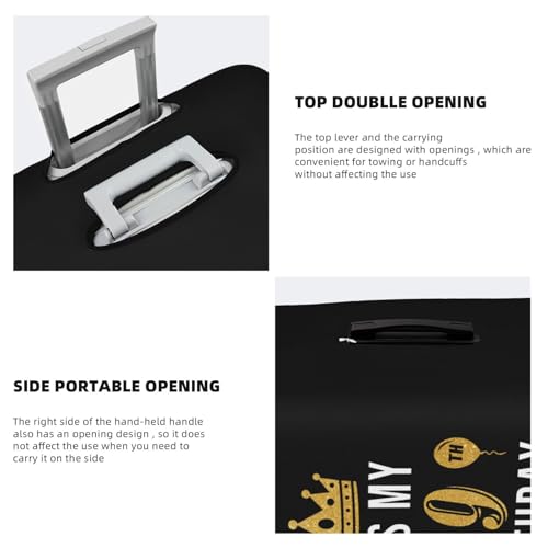 Travel Luggage Cover It‘s My 19th Birthday Fashion Washable Baggage Suitcase Protector Fit For Luggage Medium4