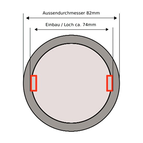 Faretto da incasso ultra piatto a LED, in acciaio