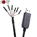 Suamdoen USB to TTL UART Serial 5V 3.3V Adapter Converter Cable 4 Pin 0.1 inch Pitch Female Socket TTL-232r-RPI Debug Cable with FT232RL Chip (Logic 3.3v Level)
