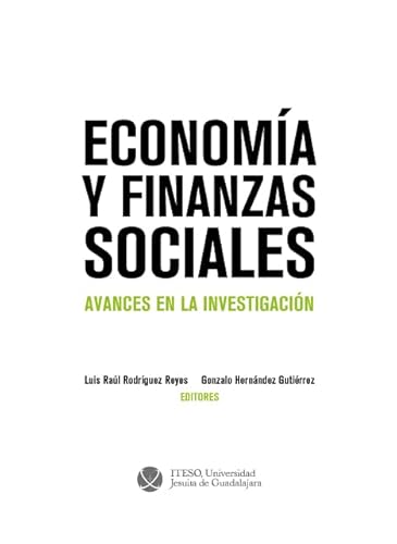 Economía y finanzas sociales: Avances en la investigación (Spanish Edition)