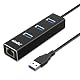 Netzwerkadapter Atolla Hub USB 3.0 mit 3 Ports und RJ45