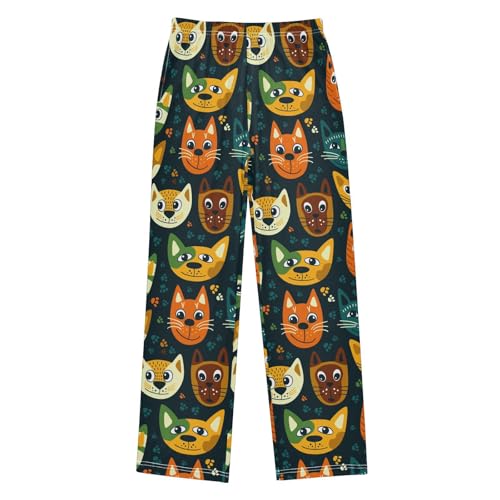 ZZKKO Colorful Dinosaur Grunge Boys Pants for Kids Jogger