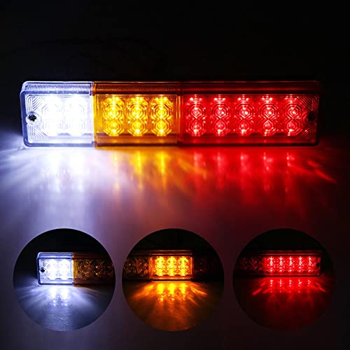 2pcs Bolsa Reversa Traseira De 2pcs 20 Led Led Curchine Travilha Luz De Freio De Freio Da Luz De Tra