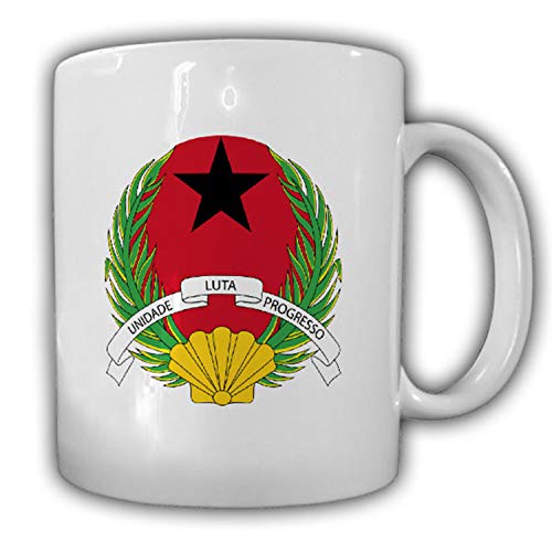 Guinée-bissau armoiries emblème República de Guinée-Bissau Mug # 13497 Boîte
