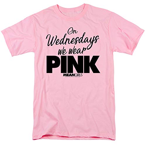 Pink T-Shirt Mixte Mean Girls Trevco Coupe Ample pour un Style Rétro Sans Effort