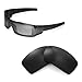 Walleva Replacement Lenses for Oakley Gascan Sunglasses - Multiple Options Available (Black - Polarized)