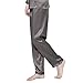 Produktbild LilySilk Lange Maulbeerseide Schlafhose Seide Pyjamahose Damen Dunkel Grau L Verpackung MEHRWEG
