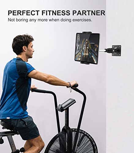 Dosvsi Suporte de parede para tablet, [braço e base de metal resistente] Suporte de parede para tabl