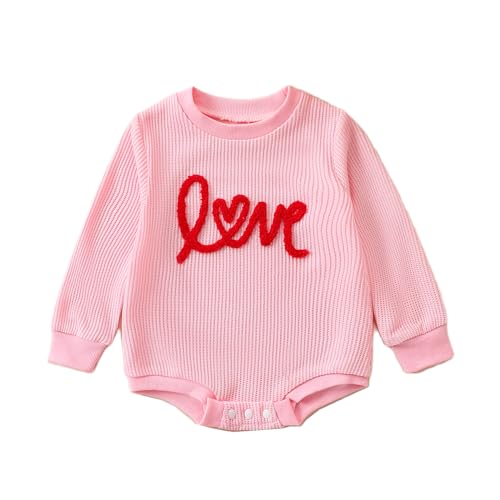 Amiblvowa Newborn Infant Baby Girl Oversized Sweatshirt Bubble Romper Crewneck Lucky Onesie St Patricks Day Clover Outfit