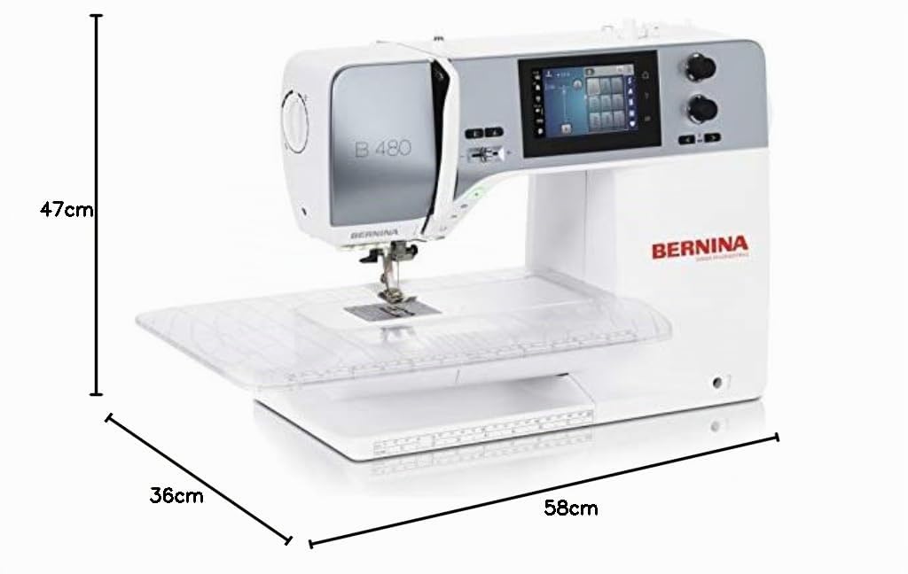 Bernina 480 Nähmaschine Aus der neuen 4er Serie, inkl. Obertransport- und Reißverschlussfuß