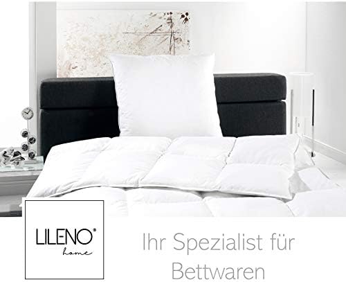 LILENO HOME 1 zestaw poduszek 80 x 80 cm  nadająca się do prania i oddychająca poduszka dla alergików  poduszka z mikrofibry 80 x 80 cm dla idealnego komfortu spania  wspaniała poduszka na łóżko dla dzieci 80 x 80