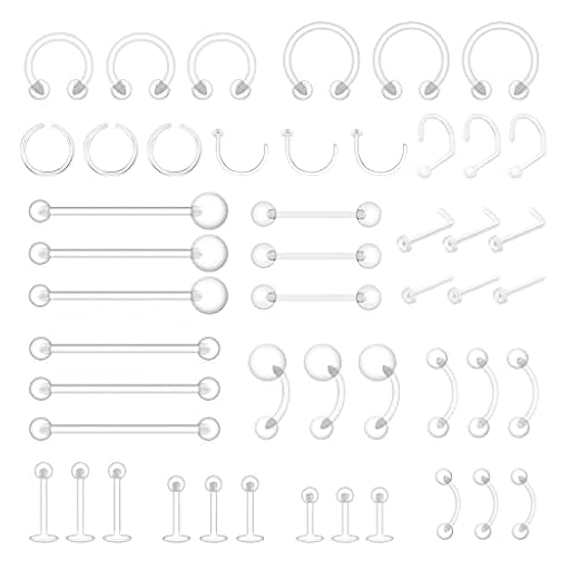 MixPiercing 48Pz Retenedores de Piercing Transparente Nariz Plástico Lengua Pezón Arete Labio Labret Aros De Ceja Cartílago Pulpa Trago Retenedor De Oreja Cirugía Para Quirofano Trabajo | Ya disponible en tu tienda friki favorita! En mundofriki.es! MixPiercing 48Pz Retenedores de Piercing Transparente Nariz Plástico Lengua Pezón Arete Labio Labret Aros De Ceja Cartílago Pulpa Trago Retenedor De Oreja Cirugía Para Quirofano Trabajo | Ya disponible en tu tienda friki favorita! En mundofriki.es!