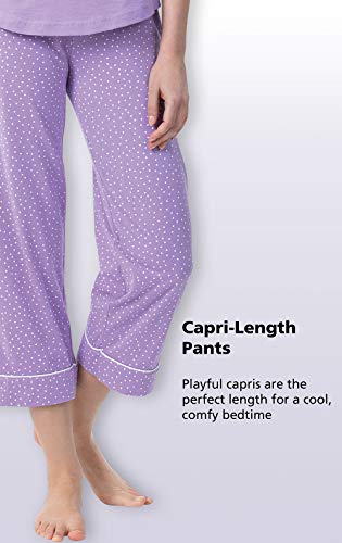 Pajamagram Womens Pajamas - Womens Pj, Lavender Polka Dot, Md #TOP4