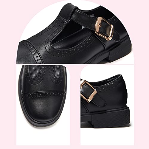 UZB Mary Jane Shoes Womens Flat Shoes Round Toe Memory Foam Casual Dress Shoes4