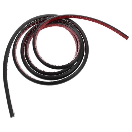 MAGICLULU - MAGICLULU Moulure Autocollante Quart de Rond Flexible en PVC Noir 3 Mètres, Plinthe Auto-Adhésive pour Sols, Escaliers, Angles et Bords de Bain, Moulures Murales Souples pour Finition