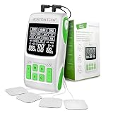 Stimolatore muscolare Boston Tech WE112 3 in 1 TENS/EMS | 36 programmi + intensità regolabile + 4 elettrodi | Sollievo dal dolore, riabilitazione e stimolazione muscolare | Batteria AAA inclusa