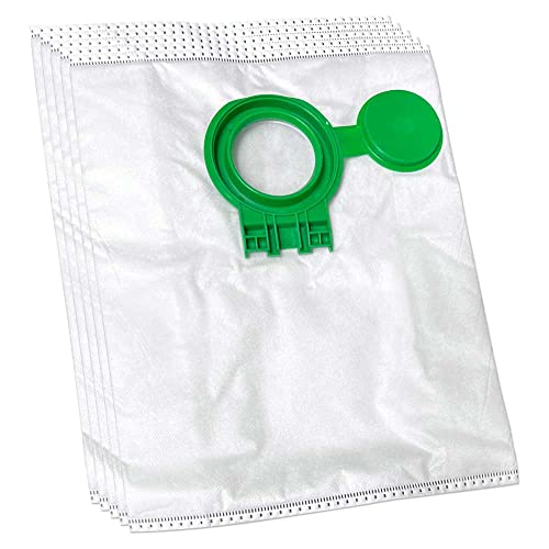 MohMus 5 Vacuum Cleaner Dust Bags for SEBO Airbelt D Series (D1, D2, D3, D4, D7, D8), 8120 AM, 8120 AM - 8120 ER, 8120 ER Filterbox - 5 Pack - Microfiber - Replacement Hoover Dustbags