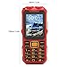 Feilei Unlocked Senior Cell Phone, Big Button Dual SIM Senior Phone, Easy to Use Mobile Phone with Large Capacity Battery, Flashlight, SOS Key, Voice Recorder, Calendar, Alarm Clock, Calculator, Red