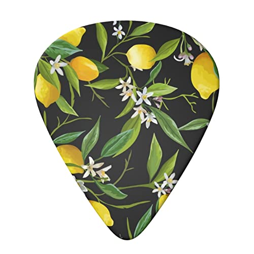 Ensemble de 6 médiators de guitare citron et fleur pour guitare acoustique, guitare électrique, basse, ukulélé – fin… - Les Beatles, Paul McCartney, John Lennon, RIngo Starr, George Harrison Ensemble de 6 médiators de guitare citron et fleur pour guitare acoustique, guitare électrique, basse, ukulélé - fin… – Image 4