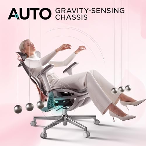 Image of Hbada E3 Pro Ergonomic Office Chair, Big and Tall Office Chair - with 3-Zone Dynamic Lumbar Support, 4D Adjustable Headrest, 4D Adjustable Armrests, Swivel, Pink