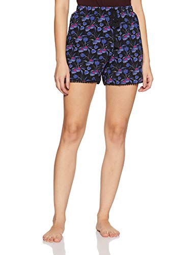 Image of Van Heusen Women's Cotton Lounge Shorts | Lightweight | Breathable Cotton | Relaxed fit | Printed | Comfortable Everyday Wear | Style 55501|Available in Pack of 1 & 2