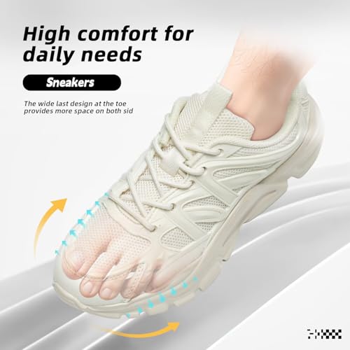 Image of Womens Ladies Walking Shoes Fashion Running Sneakers Casual Comfor Lightweight Breathable Soft Sole Gym Tennis Work