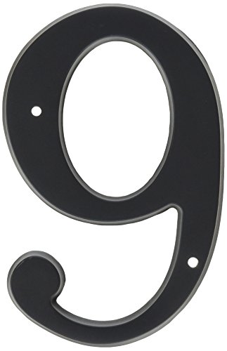 Numéro 9 Baldwin 90679190 noir mat pour rendre votre adresse visible - 2