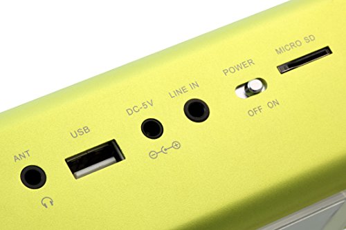 MusicMan MA Soundstation/Stereo luidspreker met geïntegreerde batterij en LCD-display (MP3-speler, radio, micro-SD… - Image 5