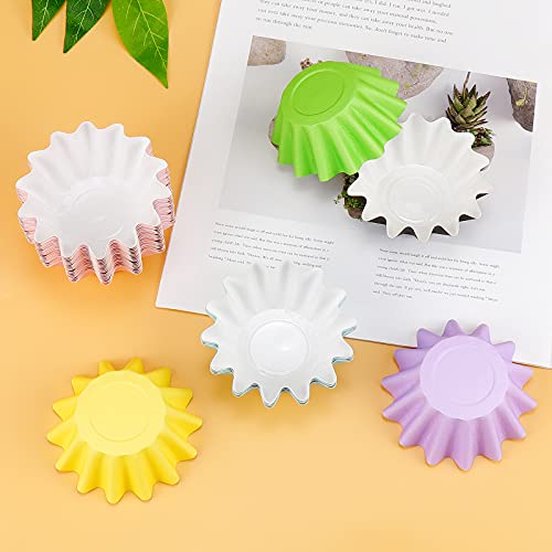 Dreamtop 150 PCS Wax Melt Liners Reusable & Leakproof Candle Popper Liner, Wax Tray for Scented Wax Electric Wax Warmers, Plug in Warmers, Candle Warmer, 6 Colors - Image 7