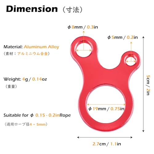 TRIWONDER Tiranti per Tenda Campeggio Tenditori