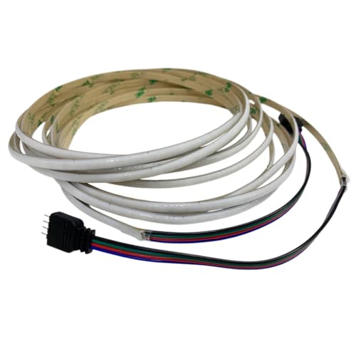 Tira LED flexible RGB 5V 5m COB 576 LEDs/m miniatura 1