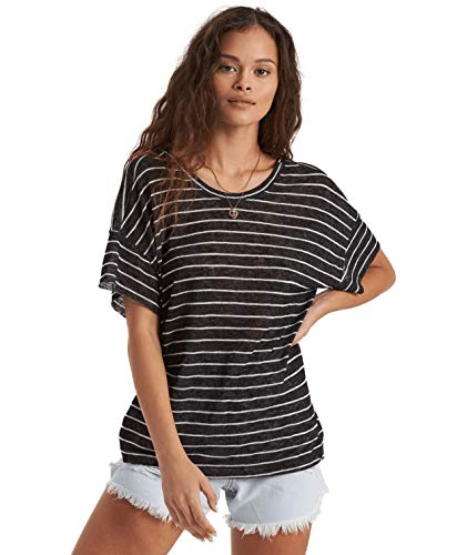 Billabong Women's Seeking Surf Top, Black Multi, L