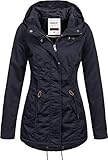 übergangsjacke frauen Übergangsmantel ONLY Damen Übergangsjacke Kurzmantel New Lorca Spring Parka 15168792 Blue Graphite S