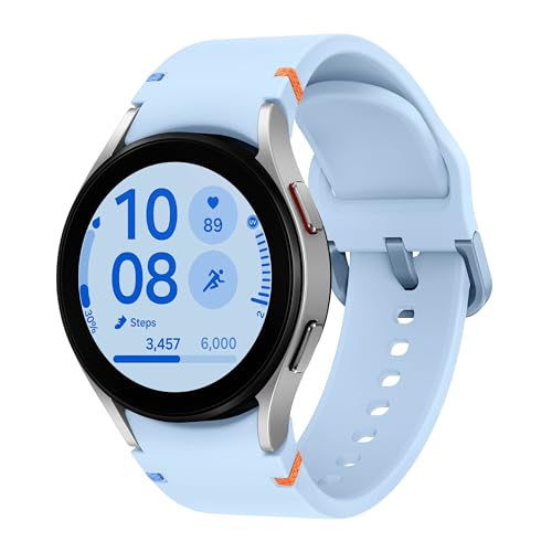 Samsung Galaxy Watch FE 40mm LTE AI Smartwatch w/Fitness Tracking, BIA Sensor, Personalized HR Zones, Heart Rate Tracker, Sleep Monitor, 2024, Silver [US Version, 1Yr Manufacturer Warranty]