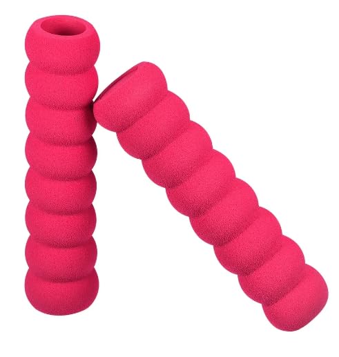 door handle protectors, rubber foam handle protector for kids baby proofing door know protectors (multicolor) pack of 2