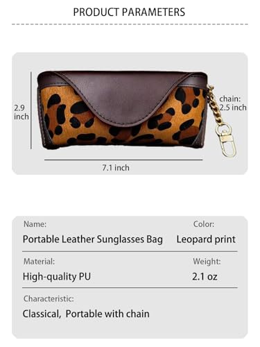 Image of kytasryl Soft Leather Sunglasses Bag,Travel Sunglass Holder Eyeglass Case Portable Slim Sunglasses Pouch