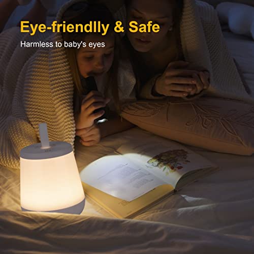 Image of Touch Lamp, Portable LED Night Light with Quick USB Charging Port, 5 Level Dimmable Warm White Light & 16 Color Changing RGB for Bedroom Living Room Outdoor Camping