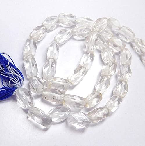 Cube beads en pierre fine naturelle de quartz à facettes indiennes de haute précision