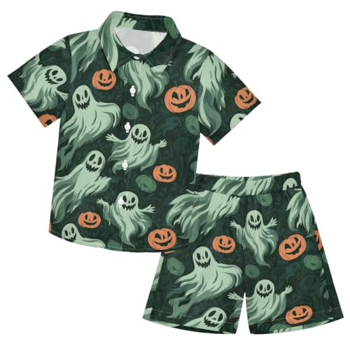 Image of Boccsty Ice Cream Drip Boy Summer Shorts Sets Hawaiian Toddler Boys T-Shirt & Pants 2 Pcs 3T-10T