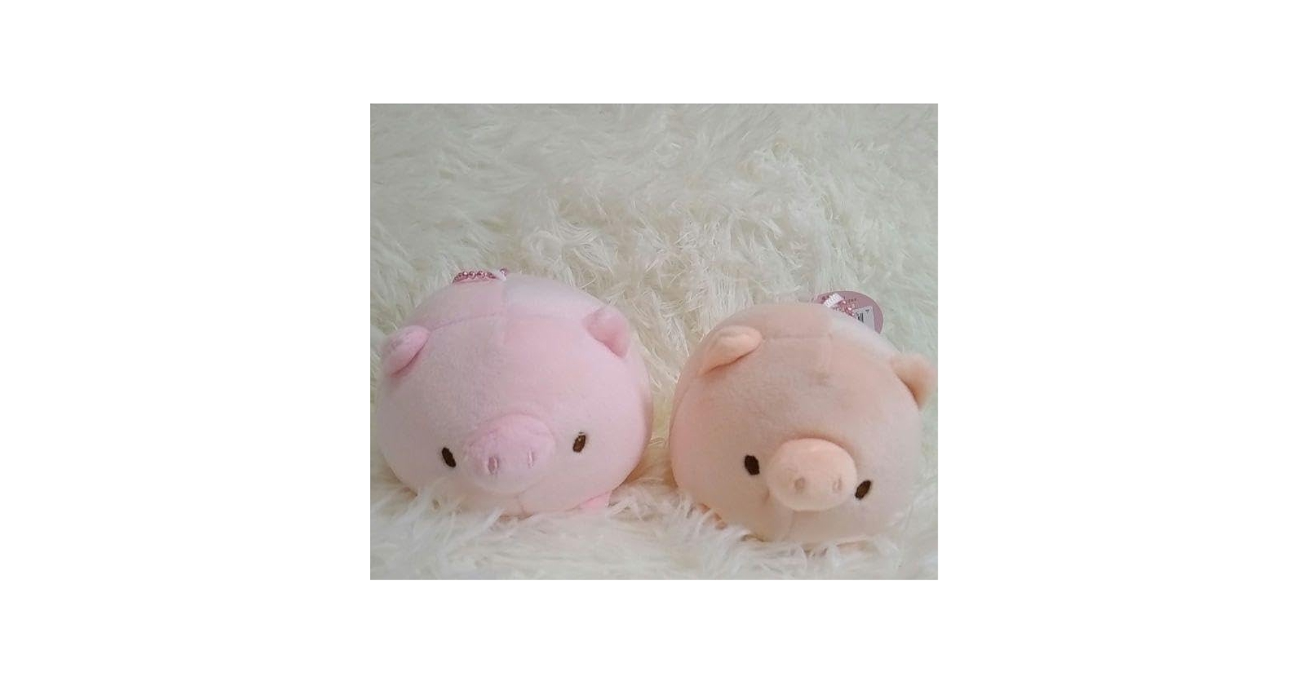 Amazon.co.jp: こぶたのぽよちゃん ぬいぐるみ ピンク 約15cm 2