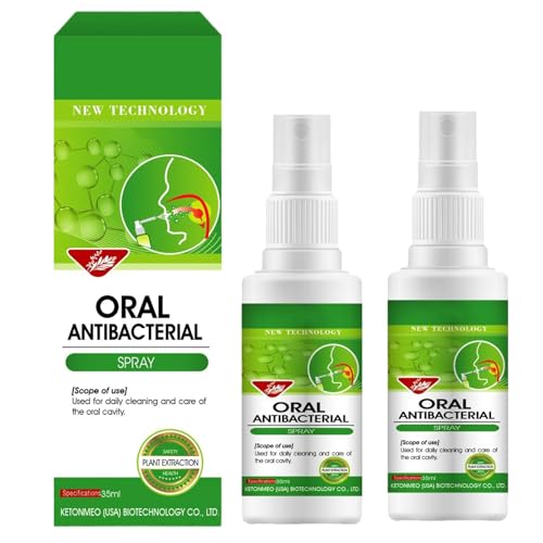 Spray Portátil De Dolor De Muelas,Alivia el Dolor de las Encías,Aerosol para el Cuidado Bucal Aliviar,2PC,Spray para el Cuidado de las Encías