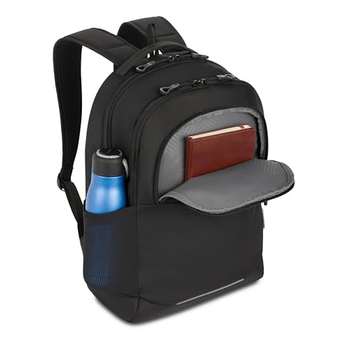 SwissGear Orientation Laptop Backpack, Black, 17"x12"x7" - Image 8