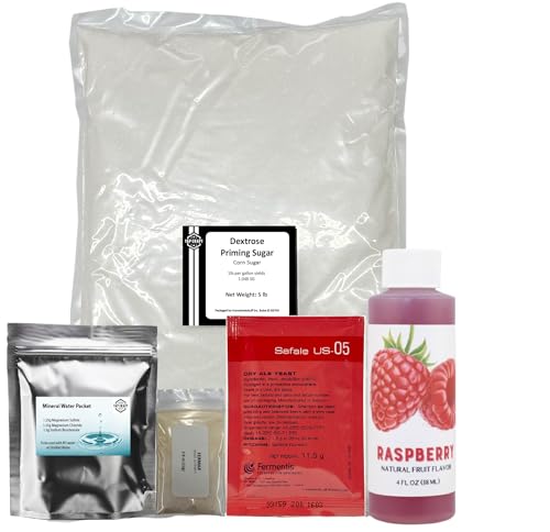 TAPCRAFT - Raspberry Hard Seltzer Recipe Kit - Make Your Own Seltzer at Home - Great Gift Ideas