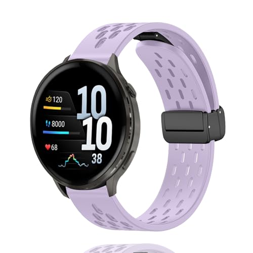 MELEJIA For Garmin Venu 4 / 3 45mm / ivoactive 4/ Venu 2 / Forerunner 265 / 255 / 255 Music / 570 47mm �����x���g �o���h 22mm quickfit �o