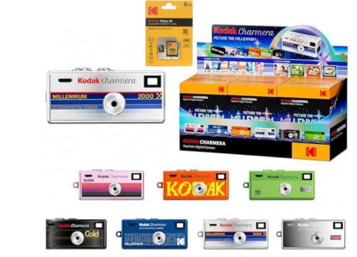 Kodak Charmera Milenyum Mini dijital Anahtarlık Camera + 8GB kart