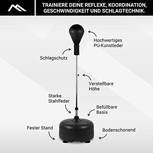 Punchingball MSPORTS Premium Boxstand mit Höhenverstellung