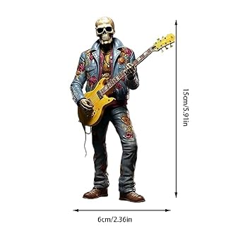 Groupe Rock Squelette – Statue Squelette Amusante Unique, Décor Squelette en Résine Statue du Jour des Morts Figurine Groupe Rock, Squelette d’halloween - Les Beatles, Paul McCartney, John Lennon, RIngo Starr, George Harrison Groupe Rock Squelette – Statue Squelette Amusante Unique, Décor Squelette en Résine Statue du Jour des Morts Figurine Groupe Rock, Squelette d'halloween – Image 2