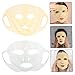 IWOWHERO 2pcs Reusable Silicone Face Mask Cover Design for Optimal Moisturizing Absorption Fit for All Face Shapes Easy to Use Silicone Mask Holder